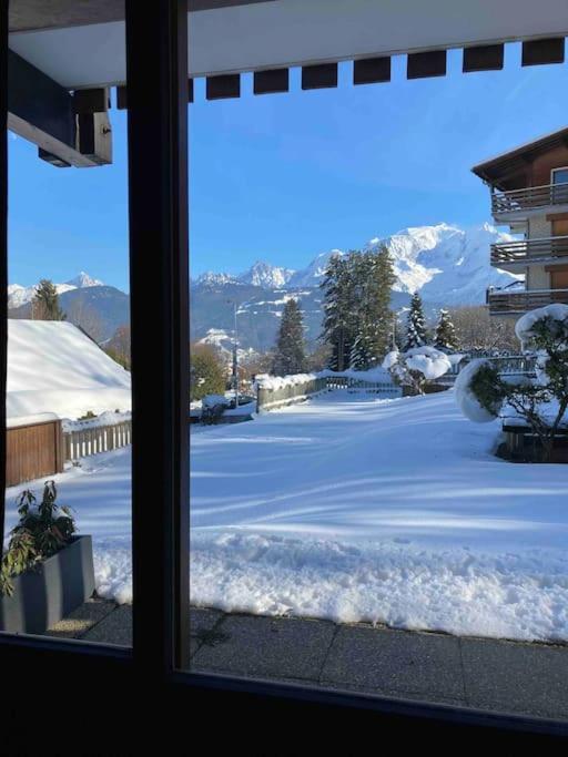 La Marmotte: Vue Mont Blanc, Terrasse, Parking Apartment กงบลู ภายนอก รูปภาพ